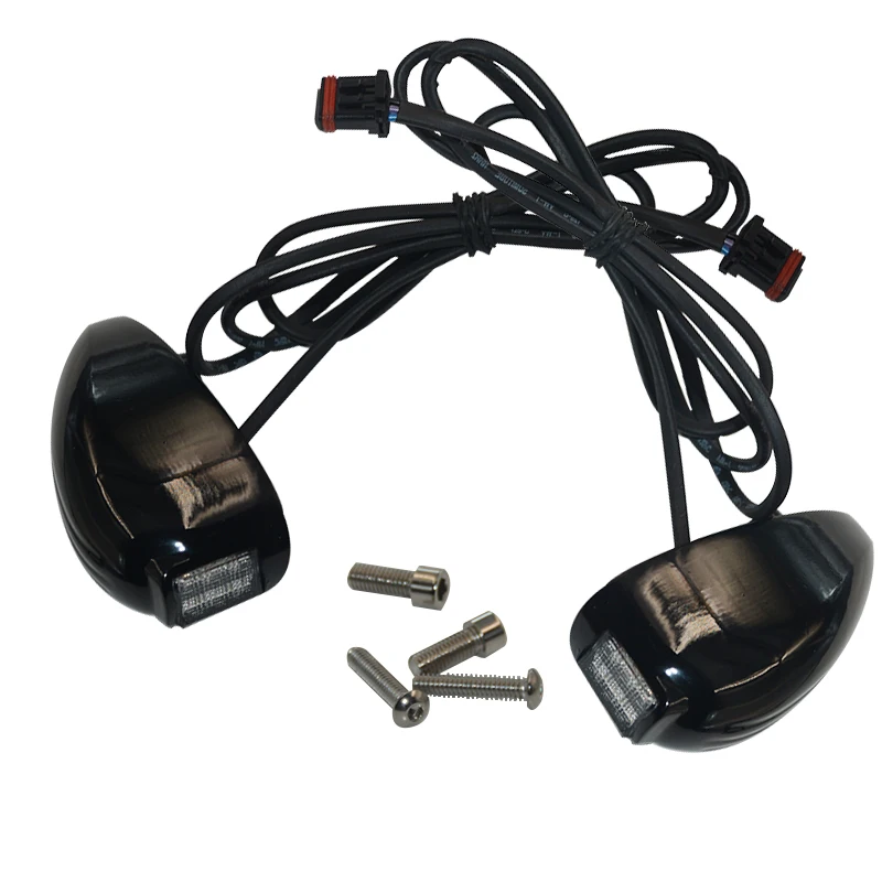 

Motorcycle Alloy Front LED Turn Signals Running White &Signal Amber for Road Glide FLTRX 2015-2023