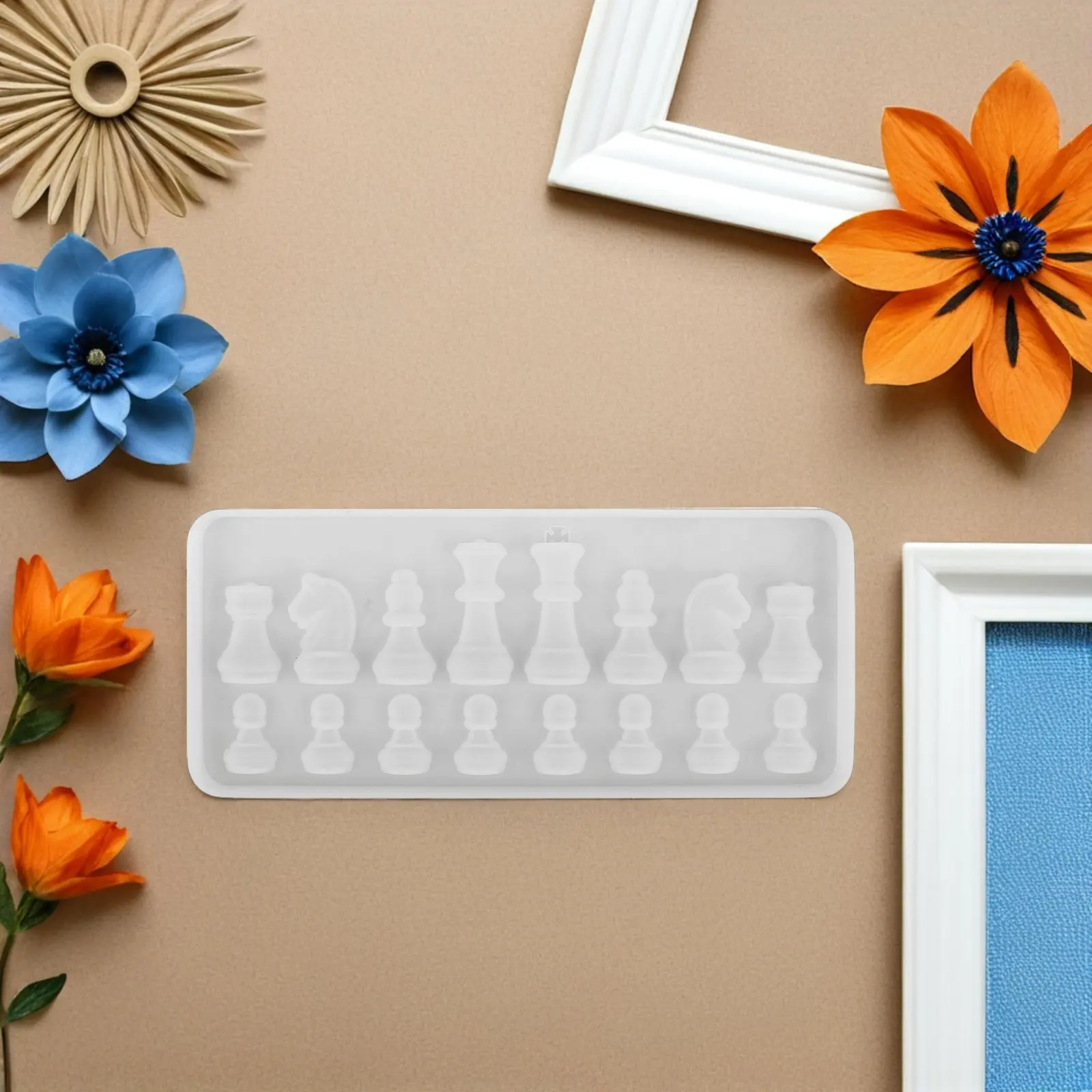 

3Pcs International Chess Silicone Mold Heat Resistant Epoxy Resin Craft Mold DIY Chess Jewelry Making Board Game Supplies