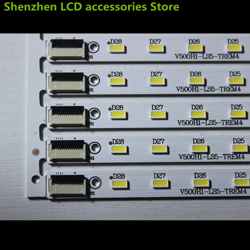 Untuk Lampu Artikel LED Toshiba 50EL300C V500H1-LS5-TLEM4 TREM4 4A-D078708 1 Buah = 28LED 315MM Kiri + Kanan 100% Baru