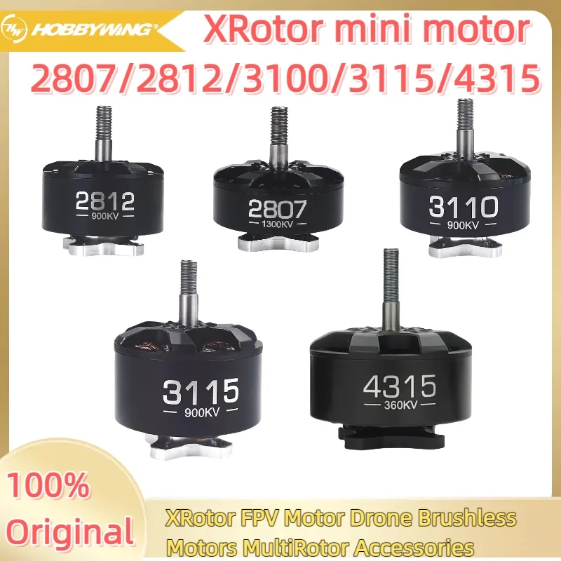 

Hobbywing XRotor 2807 2812 3110 3115 4315 Brushless Motors 1300KV 900KV 360KV Racing Drone FPV RC UAV Quadcopter Motor Parts