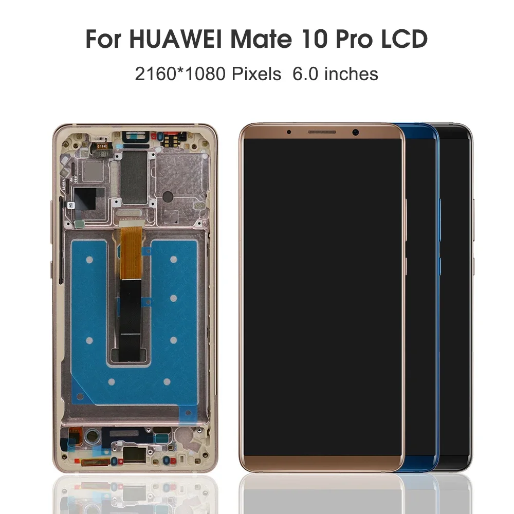 6.0''For HUAWEI Mate 10 Pro For Mate10 Pro For AMOLED BLA-L29 L09 AL00 LCD Display Touch Screen Digitizer Assembly Replacement