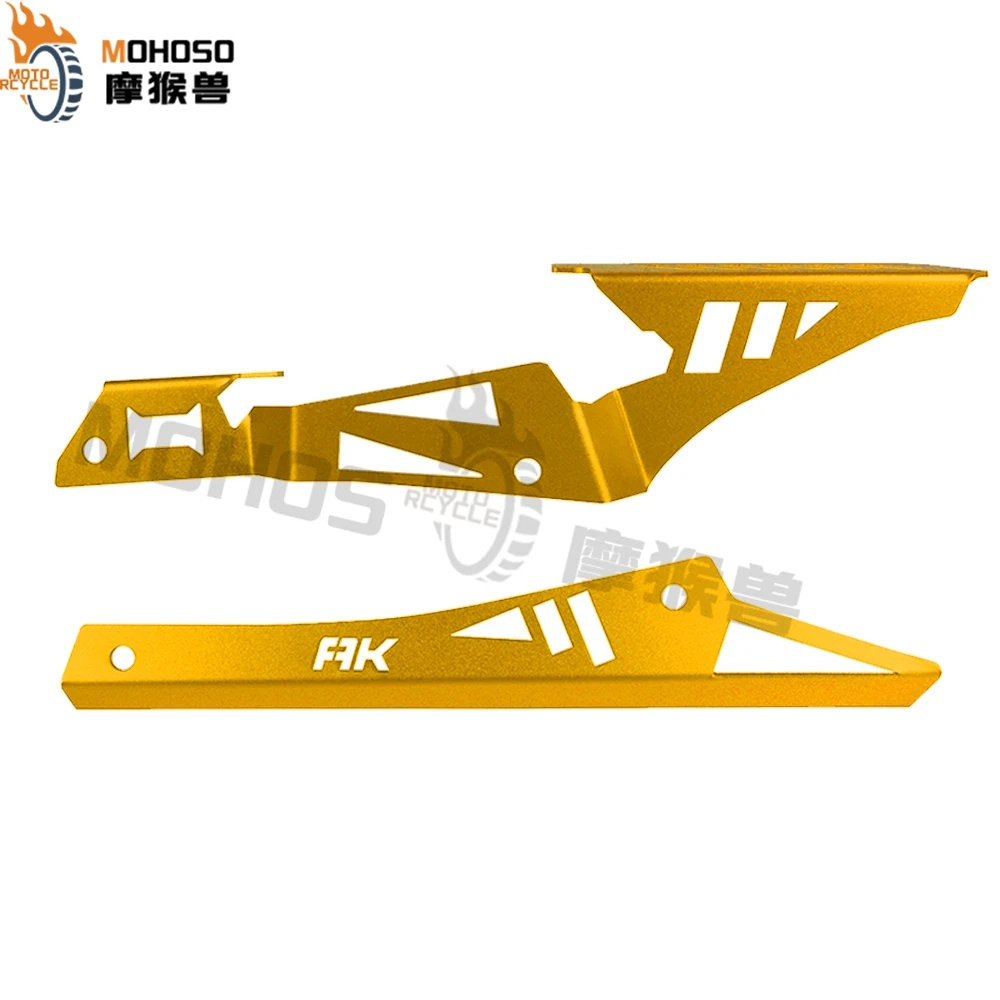 دراجة نارية حزام غطاء حماية ل KYMCO AK550 AK 550 2017-2020 2018 الألومنيوم اكسسوارات سلسلة الحرس حزام على شكل سلسلة غطاء حامي #3