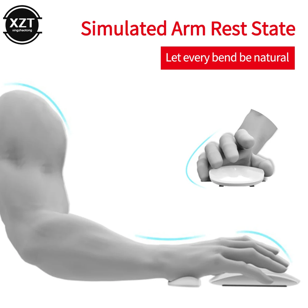 Silicone Mouse Wrist Left/Right Hand Ergonomic Mouse Pad Wrist Rest Support Mat Lightweight Wrist Rest Support for Office Gaming view 6