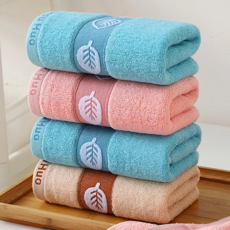 Cotton Wash Towel Cotton Absorbent Adult Bath Towels Solid Color Soft Friendly Face Hand Shower Towel For Bathroom WashclothHot