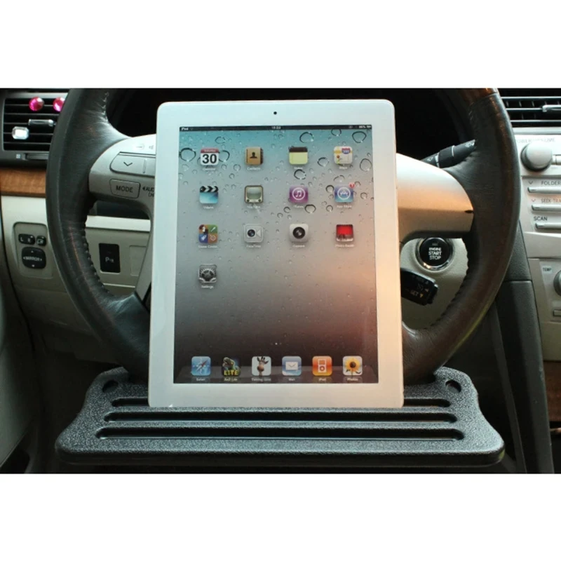 Multi-Functional Portable Car Laptop Eating Steering Wheel Desk Black Vehicle Portable Mount Tray Laptop Notebook Table HOT