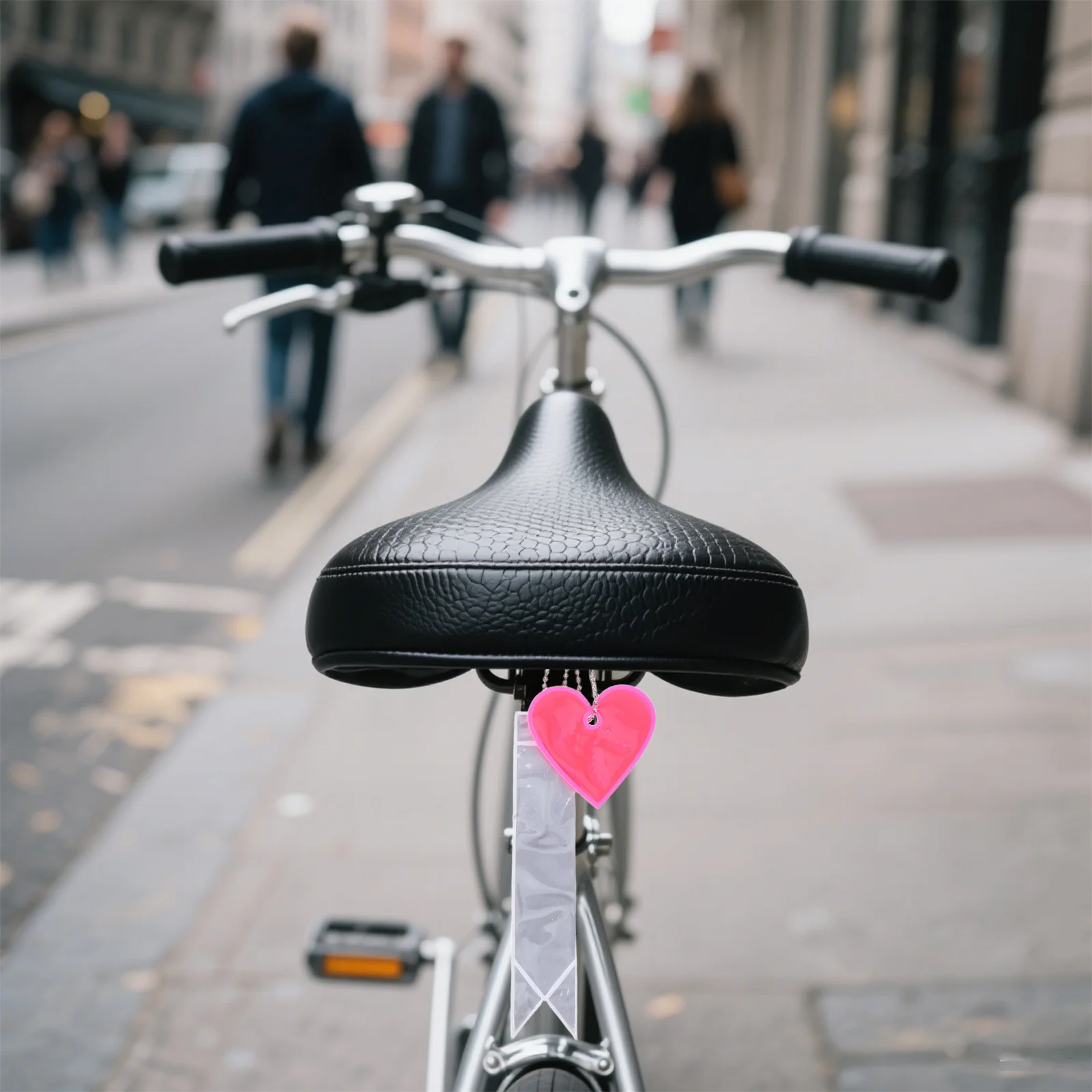 3Pcs Cycling Reflective Seat Cover Ribbons High Visibility Reflector Keychains Night Riding Safety Gear Backpack Reflective Tags