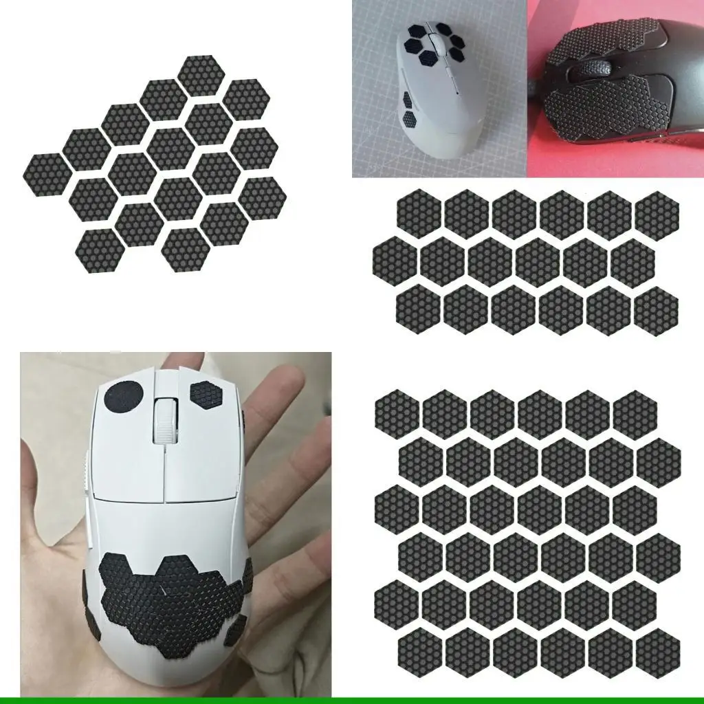 U55C 18/36Pcs Hexagonal Pattern Adhesive Pad Moisture Wicking Solution for Keypad