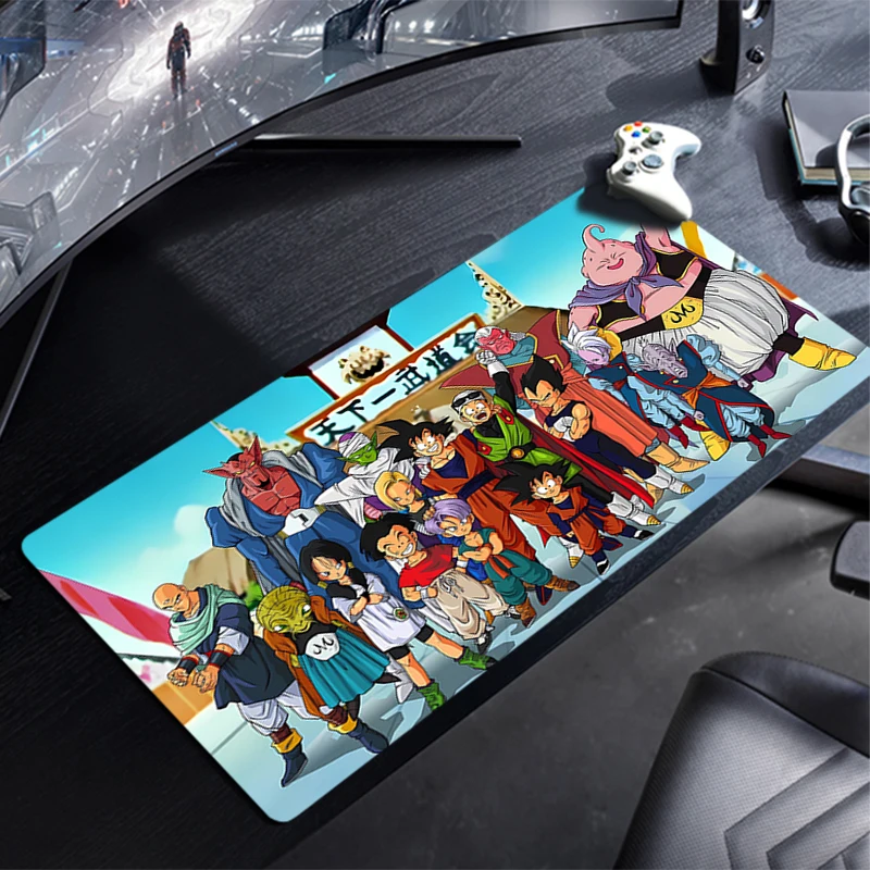 Tapis de souris Dragon Ball, grand tapis de souris XXL pour gamer, tapis de bureau pour clavier, tapis de souris en caoutchouc, tapis de souris pour ordinateur portable