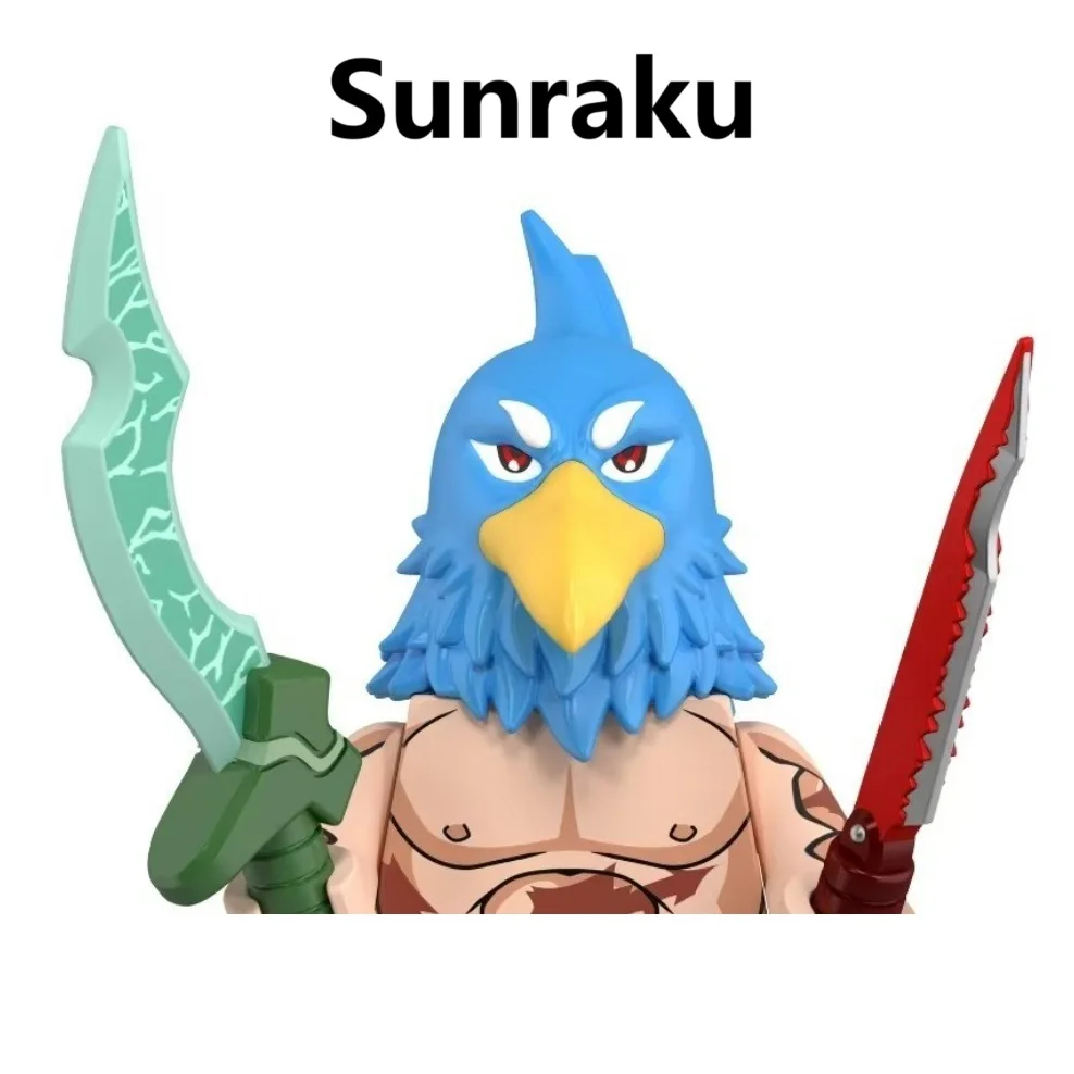 

Новые строительные блоки Sunraku Shangri-La Frontier, мини-фигурка, игрушки