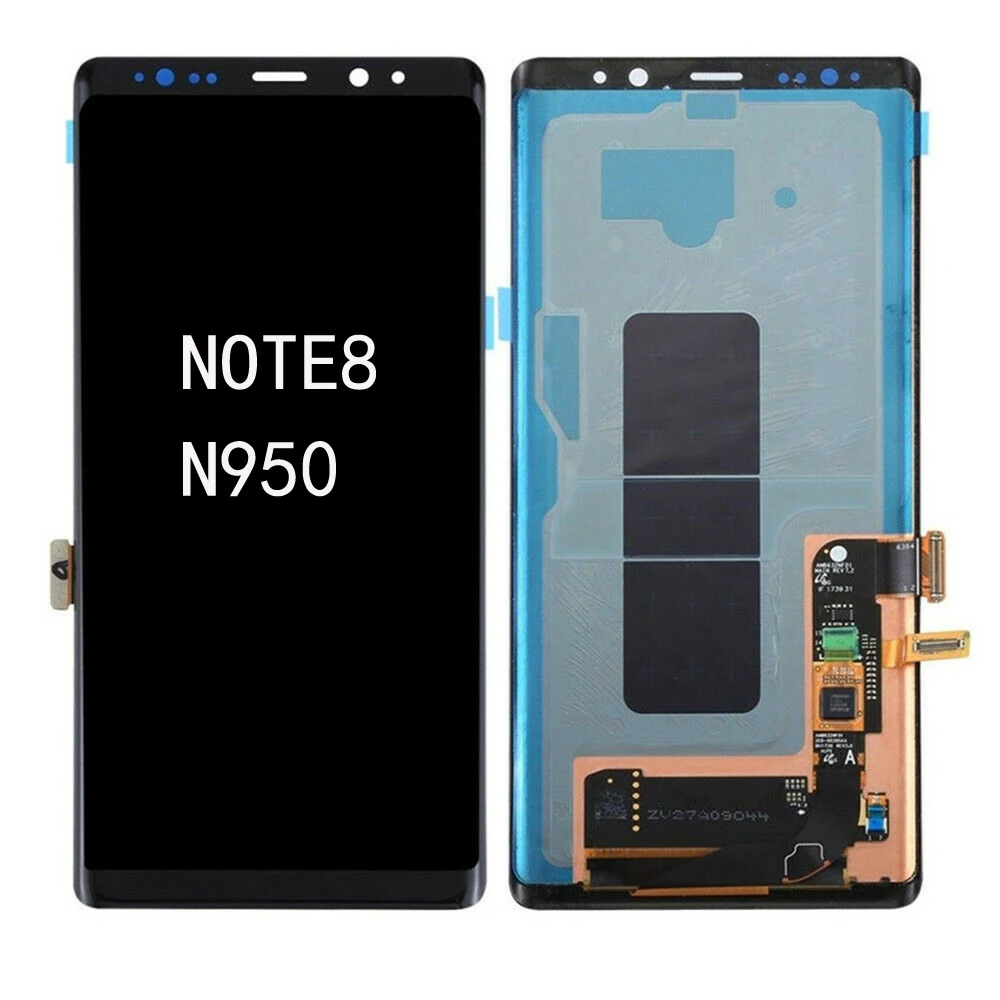 SUPER AMOLED Display For SAMSUNG Galaxy NOTE8 N950F N950FD N950U/U1 N950N Lcd Replacement Touch Screen Digitizer Assembly