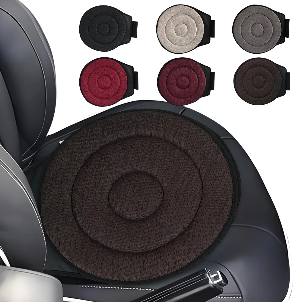 Car Swivel Cushion Pad 360 Rotating Rotary Car Seat Pad The Elderly Swivel Seat Universal Revolving Cushion for Elderly Pregnant