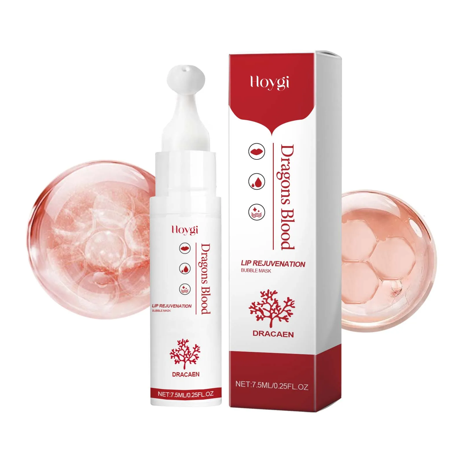 

Hoygi Whitening Lip Line Bubble Lip Balm Moisturizing And Hydrating Lip Mask Lip Care And AntiDryness 1pcs