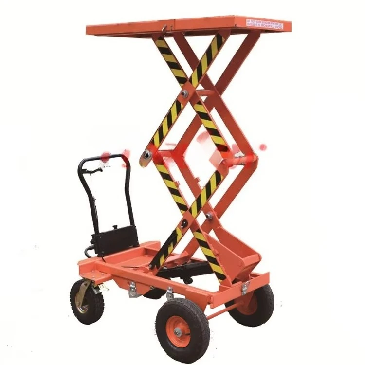 Bonsai idraulico a mano spinta piastra idraulica camion di sollevamento preferenziale 500 kg forbici piattaforma di sollevamento camion per prato mobile