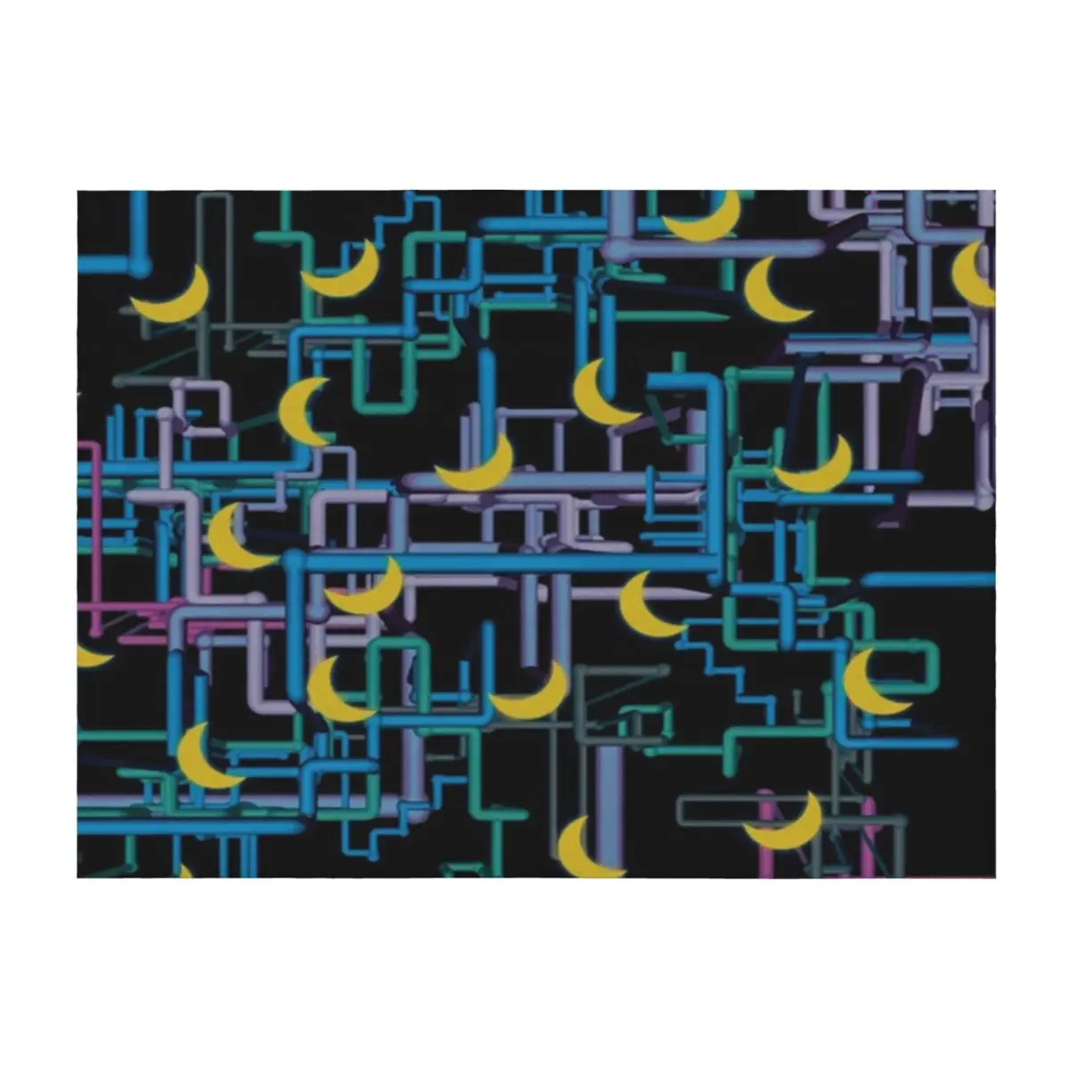 

dan flashes pattern Throw Blanket Giant Sofa Shaggy Heavy Bed Blankets