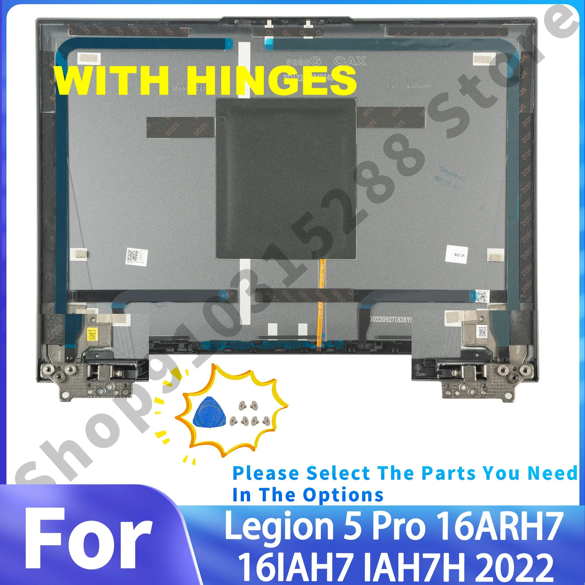 NEW cover For Legion 5 Pro 16ARH7 16IAH7 16IAH7H 16ARH7H JY670 y9000p 2022 New Lid Bezel Upper Bottom Case Repair AM2DH000100
