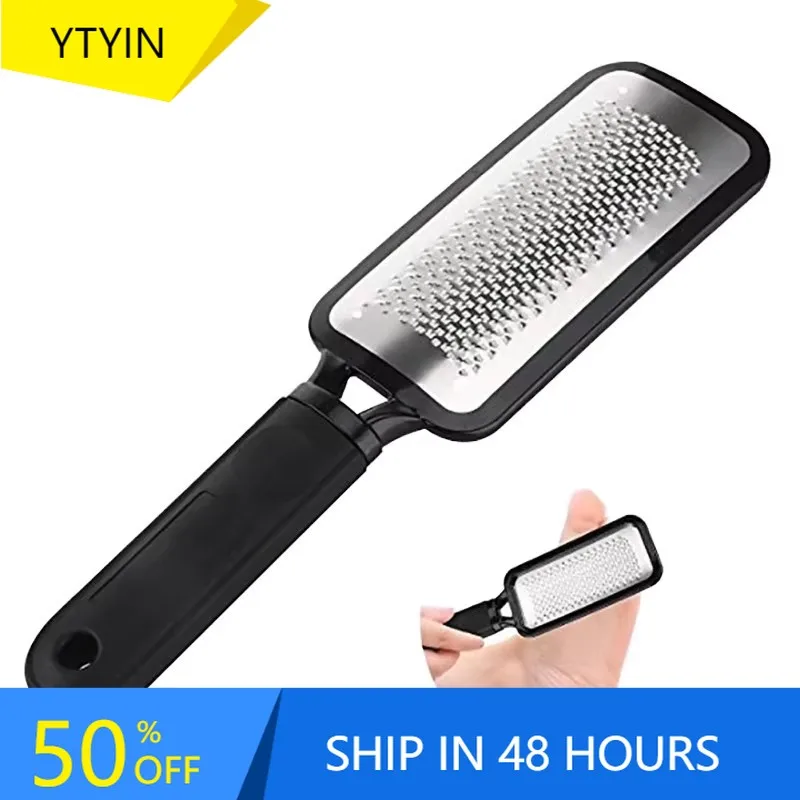 

YTYIN Professional Foot File Scrubber Rasp Heel Grater Hard Dead Callus Remover Pedicure Feet Care Tools