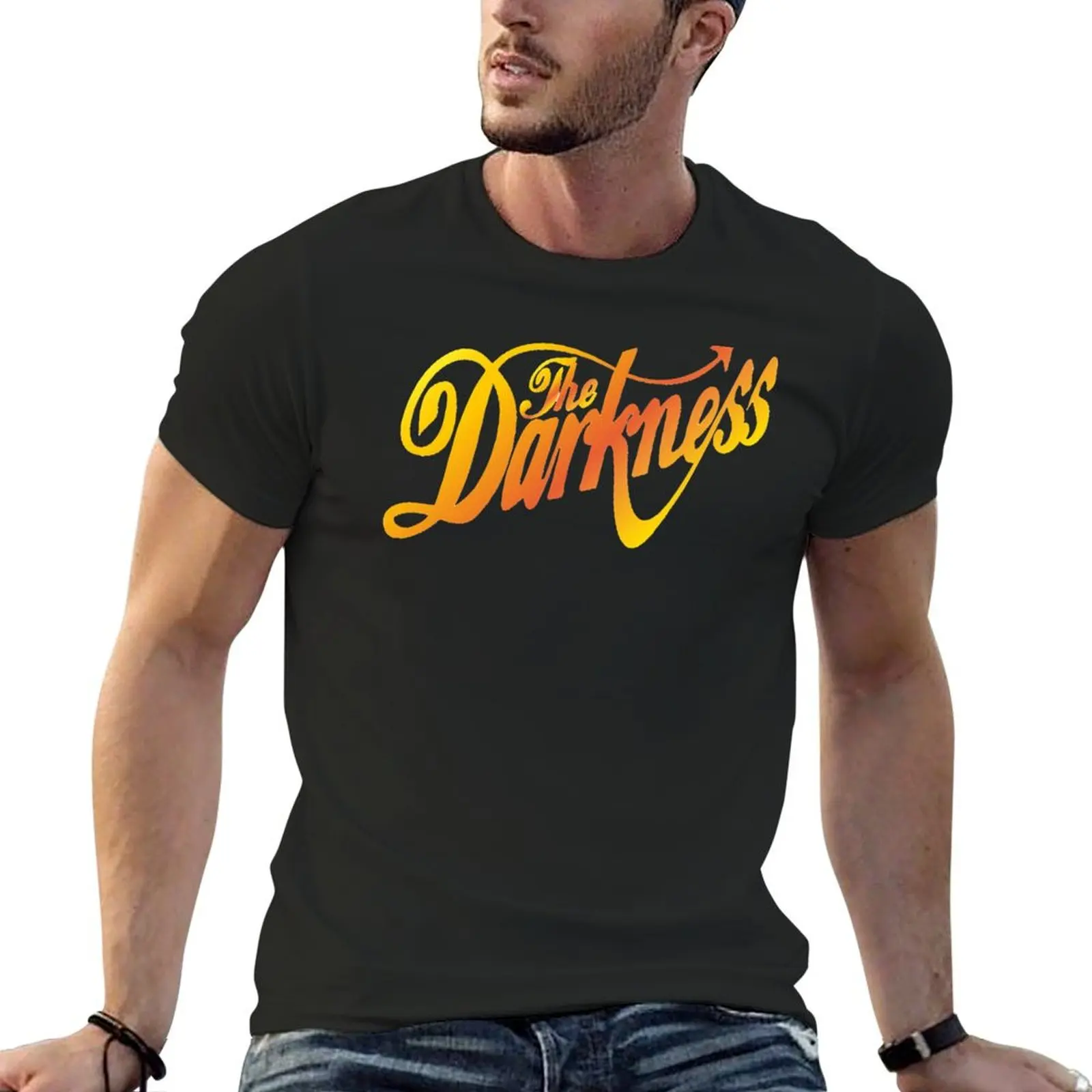 The Darkness Band T-Shirt blue archive cheap stuff sweat summer top men clothings