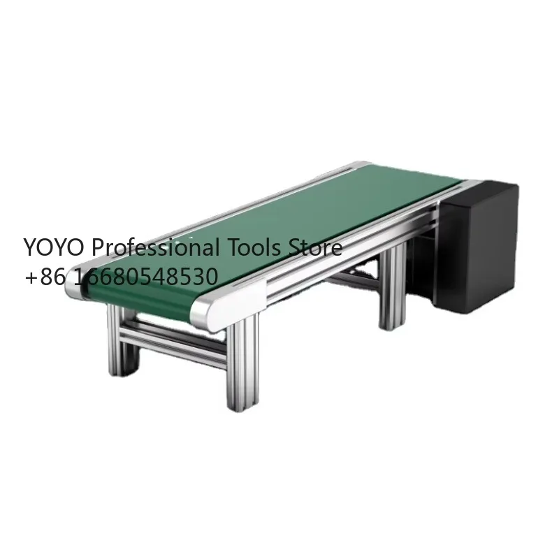 y5aMicro Desktop Belt Conveyor Line Compact Material Handling Equipment with Efficient Feeding Conveyance