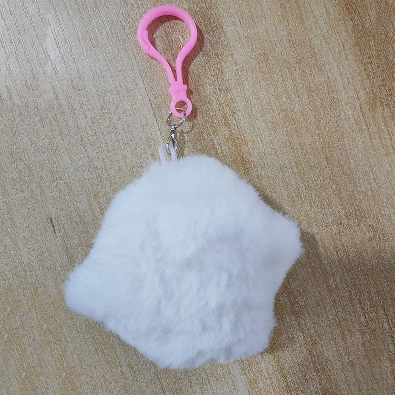 Game Hutao Cosplay Keychain Unisex Ghost Pendant Plush Doll Key Rings Accessories Key Chains