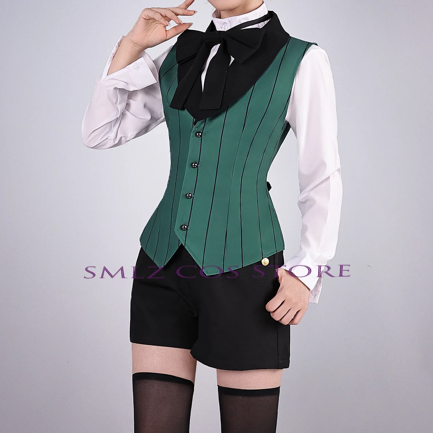 Deluxe Edition Alois Trancy Cosplay Anime Black Ⅱ Costume Woman Man Coat Vest Shirt Uniform Wig Set Party Play Outfit for Men view 4