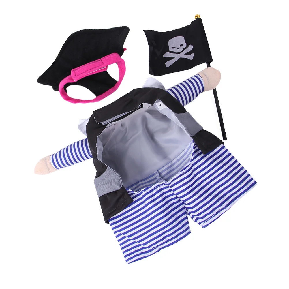 

1Set Fashion Pet Pirate Costume Decorative Dog Hat Comfortable Cat Accessory Breathable Festival Cosplay Cat Costume