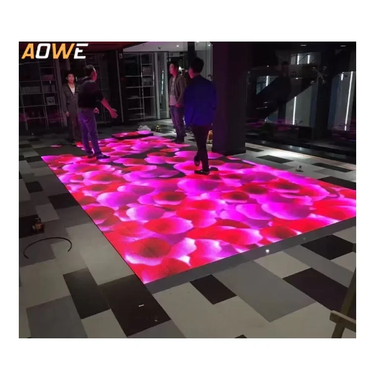 

Виртуальный 3D интерактивный напольный светодиодный настенный умный водонепроницаемый дисплей для танцпола