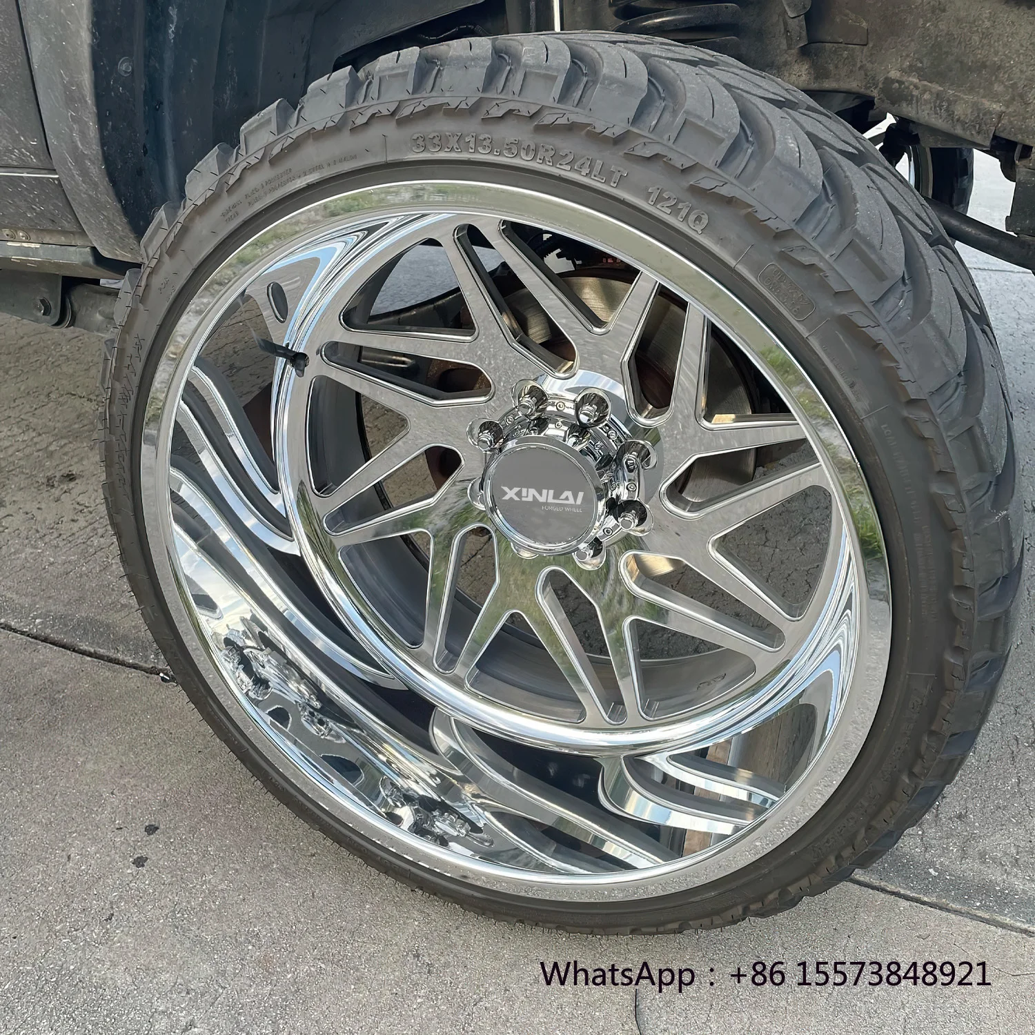 

Custom Deep Lip Forged Wheel 22x12 24x14 26x16 28x16 Polished Offroad Alloy Rim for F150 RAM GMC