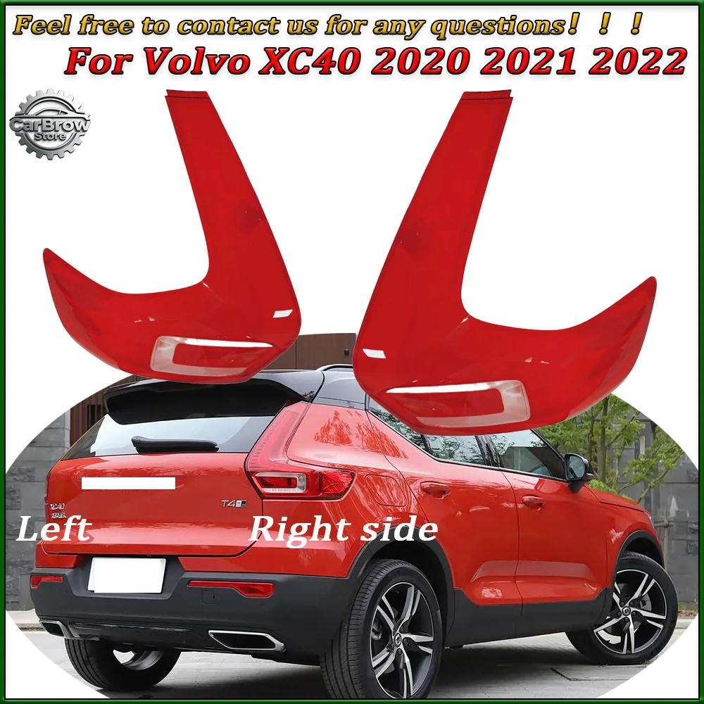 

For Volvo XC40 2020 2021 2022 Rear Outer Tail Lamp Cover Brake Lights Shell Replace The Original Lampshade