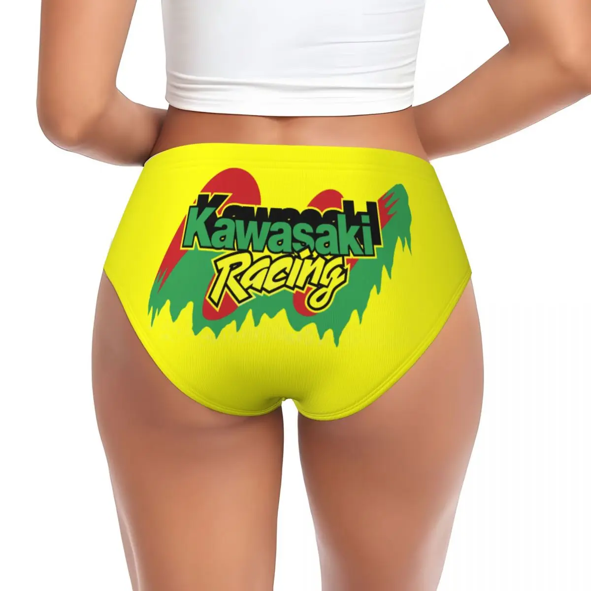 Custom Sport Racing Motorcycles Kawasakis Briefs Underwear Womens Comfortable Stretch Panties