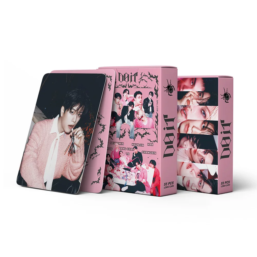 Straykids Album Pain Pack Lomo Card 2025SKzoo Baru DO IT Resmi Seri Pink Kartu Foto Mingxin Photo Star Periferal
