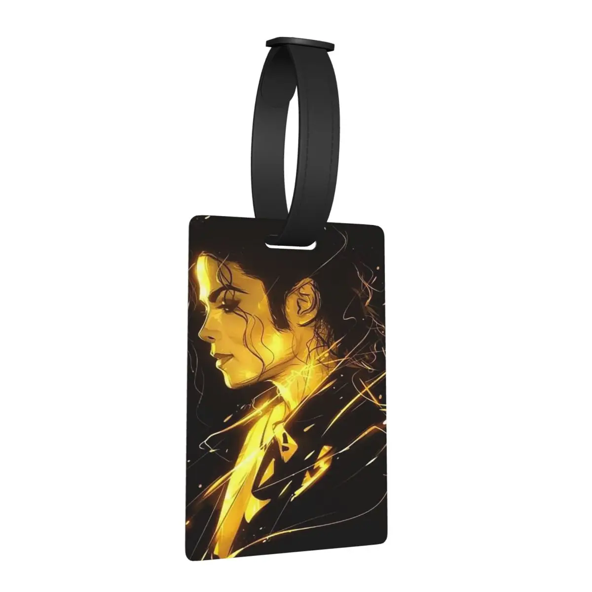 

Поп-музыка Майкл J-Jackson, багажные бирки, аксессуары для чемодана, дорожный портативный багаж, посадочная бирка, держатель этикетки, идентификационное имя, адрес