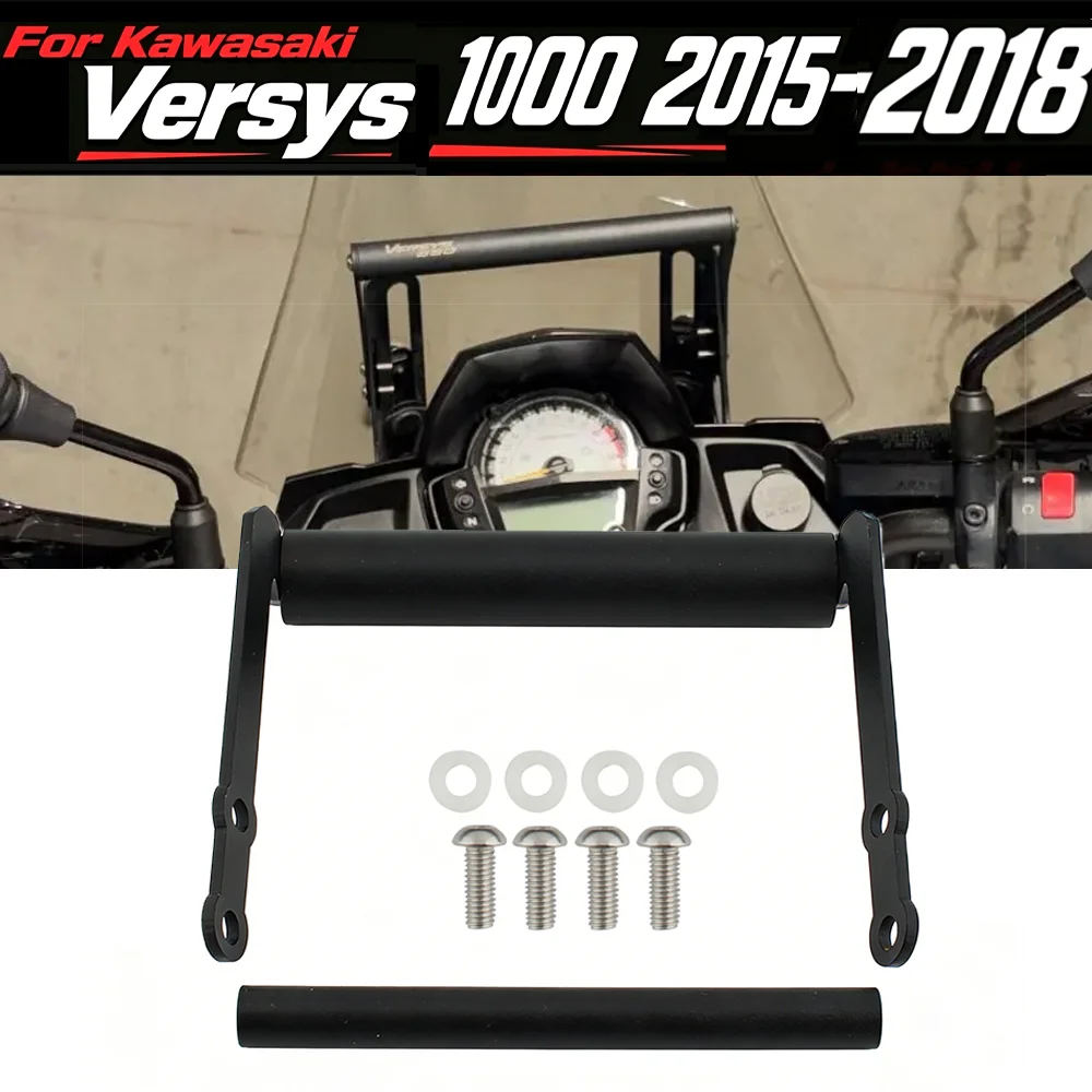 

Для KAWASAKI VERSYS 1000 Versys1000 2015 2016 2017 2018: Аксессуары для мотоциклов, держатель для телефона, подставка, кронштейн для GPS-навигатора