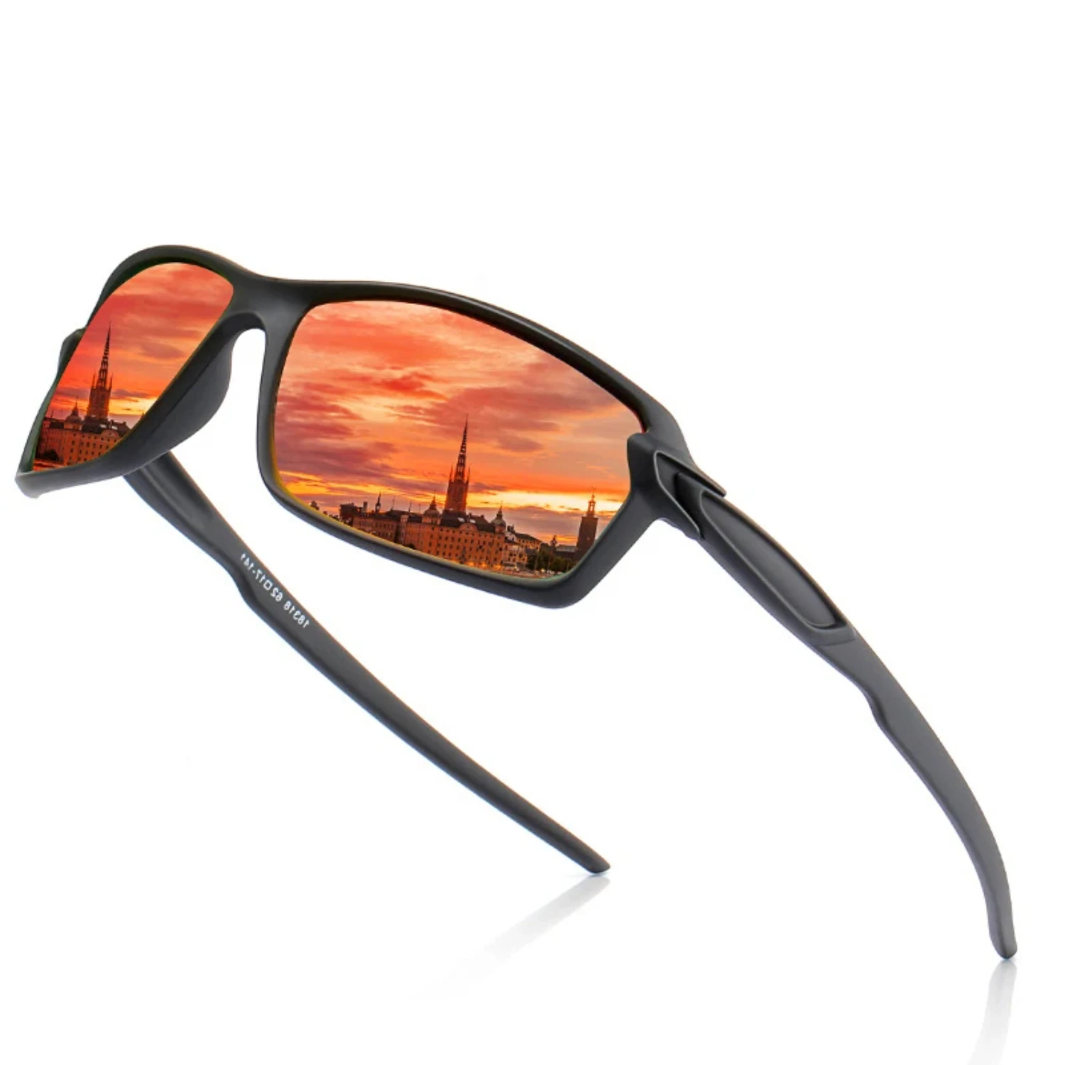 Ideal for any outdoor activity, these stylish and dazzling gradient polarized sports sunglasses are a perfect fit for men and wo