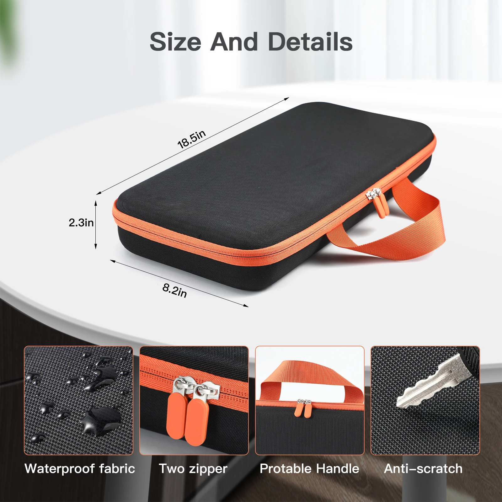 

Hard Carring Case Shockproof Travel Carrying Bag Waterproof Hardshell Case Anti-scratch for Dyson Corrale HS03 Hair Straightener