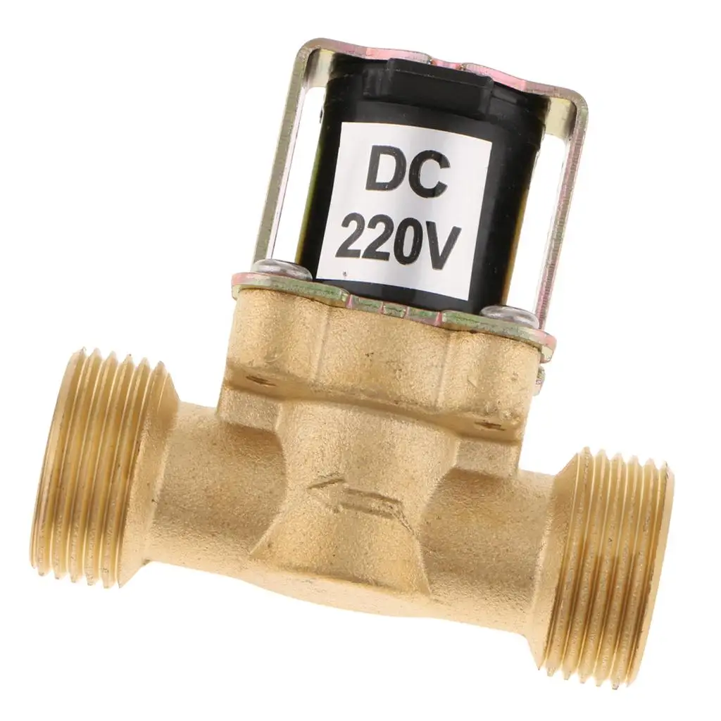 

Brass Electric Solar Water Heater Solenoid Valve 6 Points Outer 220V