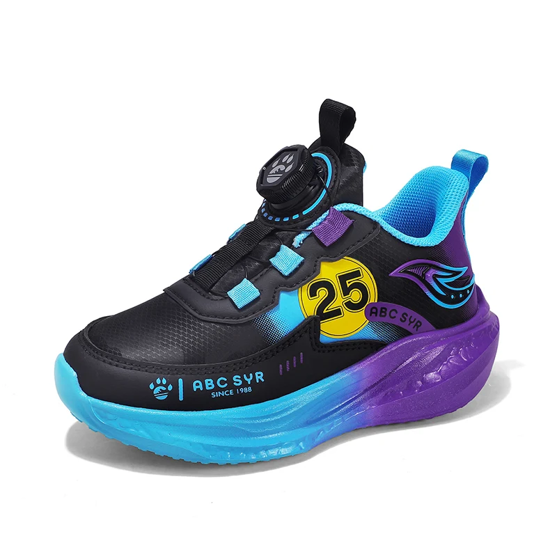 

2026 New Platform Boys Sneaker Fashion Lightweight Spring Leather Kids Casual Shoes 4 To 12 Years Boys Sports Tennis Sneaker