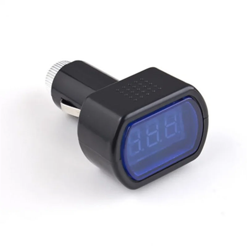 Shell Digital LED Volt Gauge Volt 12V-24V Digital Gauge Meter Mini Plastic Voltage 1pcs Black Car Over-current