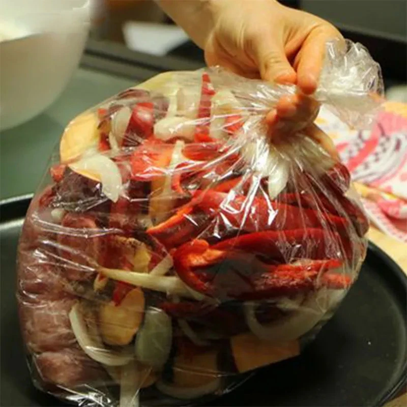 20Pcs/Set Microwave PET Oven Bag High Temperature Resistant Bags Baking Bag Kitchen Tools 250*380mm
