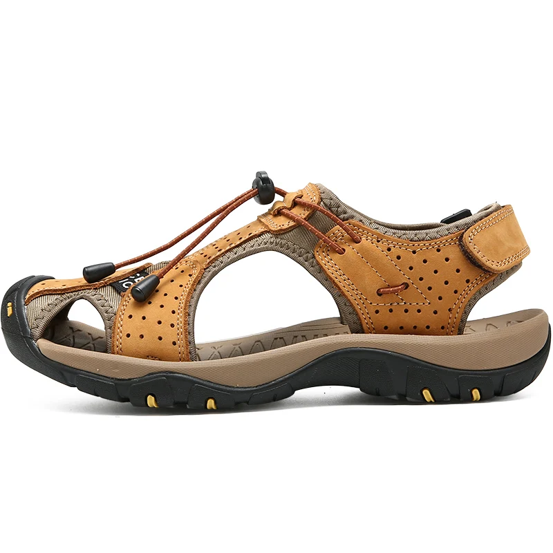 2024 Summer New Arrival Leather Men's Shoes Large Size Men's Sandals Fashionable Sandals Slippers in Size 38-47