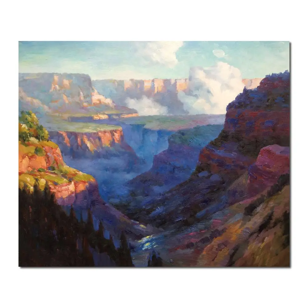 Seascape oil painting Looking Across the Grand Canyon by Edward Henry Potthast High quality Hand painted Canvas Art Home Decor