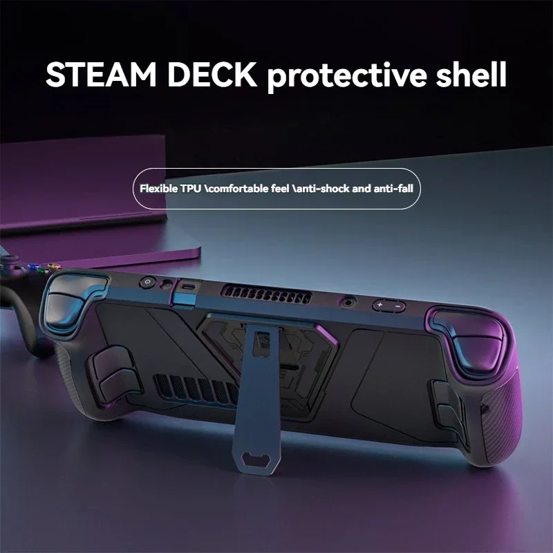 Suitable for Steam Deck/oled Console Protective Case Alloy Folding Bracket with Anti-drop Portability
