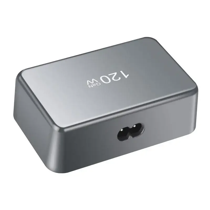 شاحن سريع متعدد المقبس بقدرة 120 وات GaN لسطح المكتب USB من النوع C PD مناسب لأجهزة iPad والكمبيوتر اللوحي والكمبيوتر المحمول