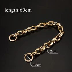 Multicolor Bag Chain Accessories Gold Women's Shoulder Bag Chain Acrylic Bag Chain Strap Crossbody Bag Parts Belt Chain for bags