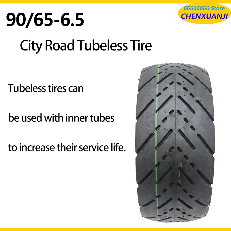 إطارات طريق المدينة 90/65-6.5 مقاس 11 بوصة إطارات دون أنابيب عالية الجودة لدراجات البخارية الكهربائية Dualtron Ultra Speedual Plus Zero 11x #2