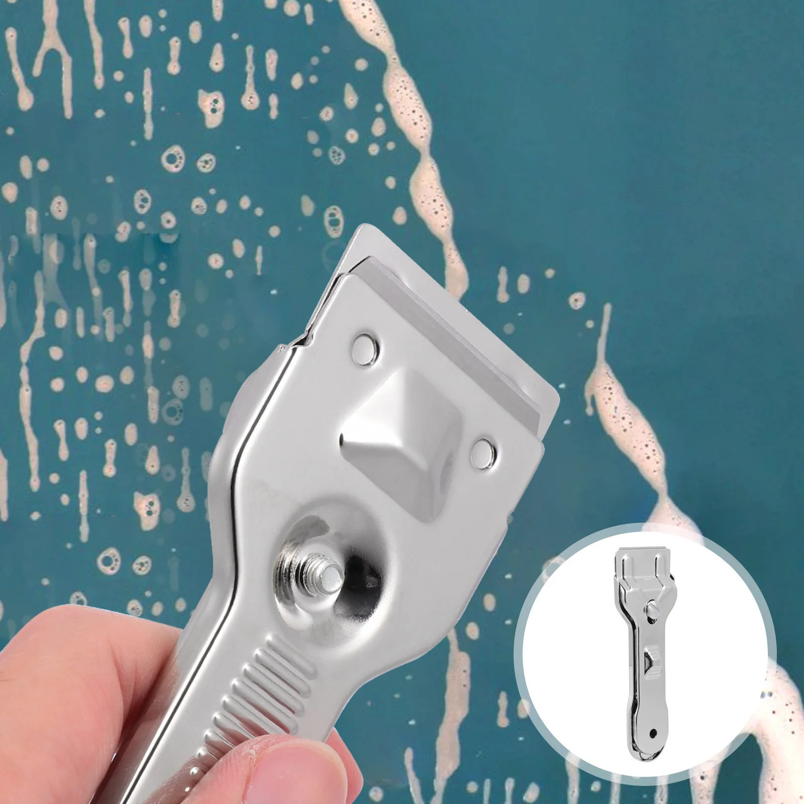 

2Pcs Glass Ceramic Hob Scraper Tool Efficient Sticker Paint Removal Tile Joint Cleaner Ergonomic Handle for Kitchen Bathroom