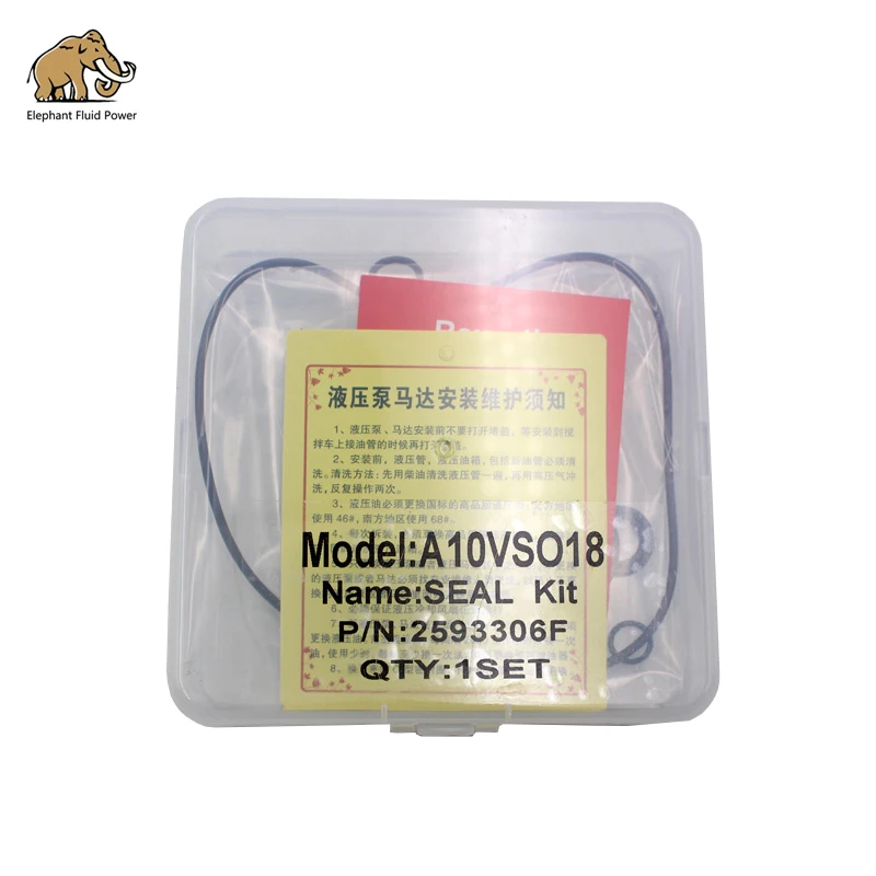 

High quality Rexroth Hydraulic piston pump parts repair seal kits A10VSO18