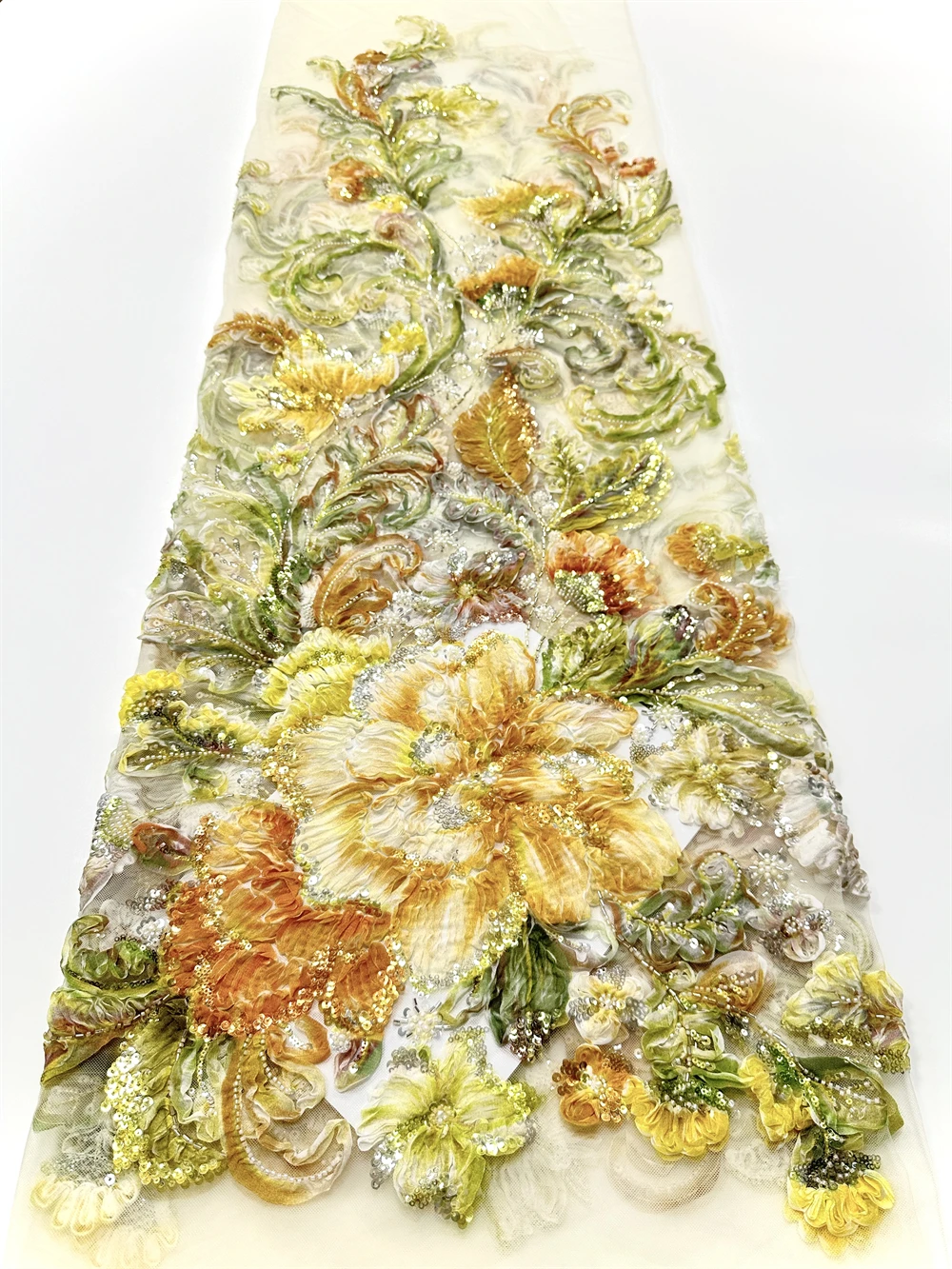 ผ้าลูกไม้แอฟริกันปักเลื่อมประดับด้วยลูกปัด งานปักคุณภาพสูงสำหรับเจ้าบ่าวเจ้าสาวชาวไนจีเรีย ผ้าลูกไม้ฝรั่งเศสคุณภาพสูงสำหรับงานแต่งงาน