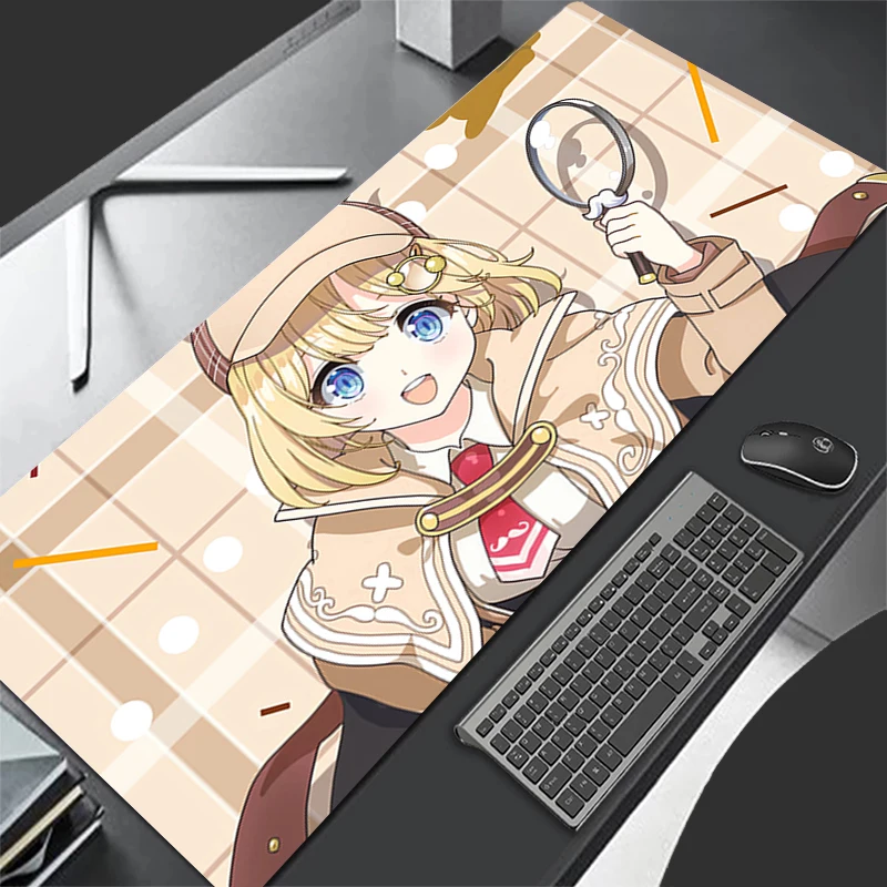 

Mouse Pad Gaming Mousepad Hololive Watson Amelia Desktop Anti-slip Protective Mat Computer Keyboard Pad Mausepad Anti-skid Pad