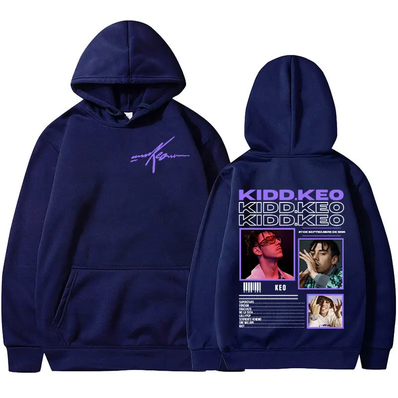 Rapper Kidd Keo Album Tour Merch Hoodie Men Women\'s Hip Hop Pop Music Sweatshirt Casual Fleece Long Sleeve Pullovers Streetwear