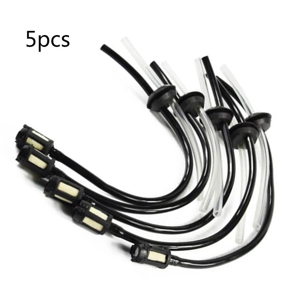 

Fuel Hose Kit with Tank Filter for Trimmer Brushcutter Lawnmower Mower Fuel Line Replacement ABS Fuel Pipe Set